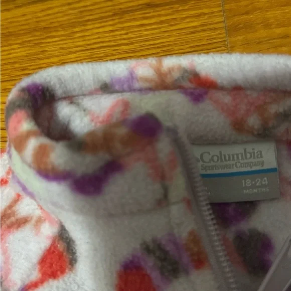 Columbia Multicolor Floral Fleece Jacket Kids - Picture 2 of 2